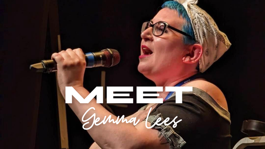 Meet Gemma Lees - photo with Gemma on stage